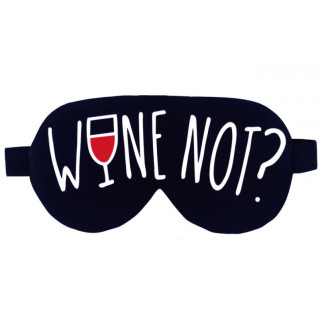 Маска для сну (на очі) з принтом "Wine not?" - Інтернет-магазин спільних покупок ToGether