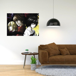 Плакат-постер з принтом "Death Note - Зошит смерті (манга  аніме серіал)"     А3 - Інтернет-магазин спільних покупок ToGether