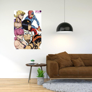 Плакат-постер з принтом "Неймовірні пригоди ДжоДжо - JoJo no Kimyou na Bouken (аніме) 8"     А3 - Інтернет-магазин спільних покупок ToGether