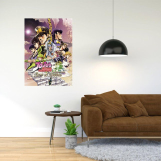 Плакат-постер з принтом "Неймовірні пригоди ДжоДжо - JoJo no Kimyou na Bouken (аніме) 9"     А3 - Інтернет-магазин спільних покупок ToGether