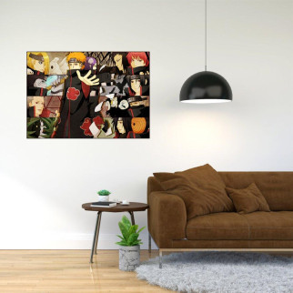 Плакат-постер з принтом "Акацукі. Naruto - Наруто (манга та аніме-серіал) 3"     А3 - Інтернет-магазин спільних покупок ToGether