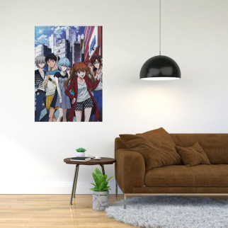 Плакат-постер з принтом "Neon Genesis Evangelion Shinseiki Evangerion - Євангеліон нового покоління (аніме) 6"    А3 - Інтернет-магазин спільних покупок ToGether