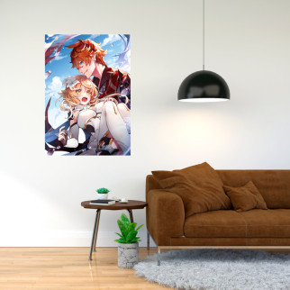 Плакат-постер із принтом Genshin Impact — комп'ютерна гра 8     А3 - Інтернет-магазин спільних покупок ToGether