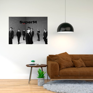 Плакат-постер з принтом SuperM - південнокорейська супергрупа    А3 - Інтернет-магазин спільних покупок ToGether
