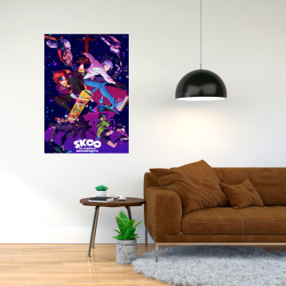 Плакат-постер з принтом Скейт Нескінченність  SK8 the Infinity     А3 - Інтернет-магазин спільних покупок ToGether