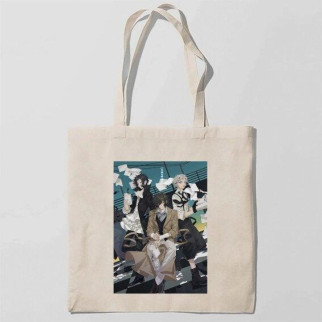 Еко-сумка, шоппер з принтом повсякденна Bungou Stray Dogs - Бродячі пси 10 - Інтернет-магазин спільних покупок ToGether