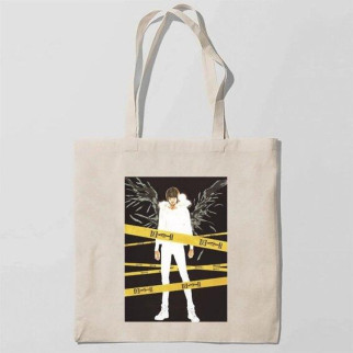 Еко-сумка, шоппер з принтом повсякденна Death Note - Зошит смерті, лайт - Інтернет-магазин спільних покупок ToGether