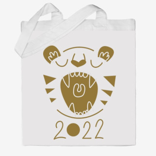 Еко-сумка, шоппер з принтом повсякденне З Новим роком - Інтернет-магазин спільних покупок ToGether