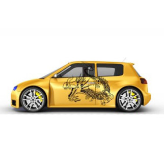 Наклейка на автомобіль «Літаючий дракон» з оракалу 103х107 - Інтернет-магазин спільних покупок ToGether
