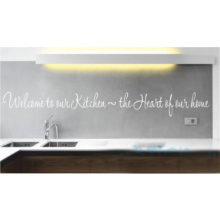 Наклейка на стіну "Кухня-серце будинку" з оракалу - Інтернет-магазин спільних покупок ToGether