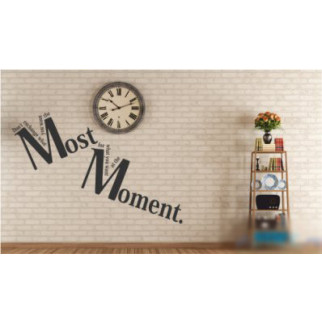 Вінілова інтер'єрна наклейка декор на стіну та шпалери «Most moment» з оракалу - Інтернет-магазин спільних покупок ToGether