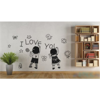 Наклейка на стіну «Про кохання» з оракалу - Інтернет-магазин спільних покупок ToGether