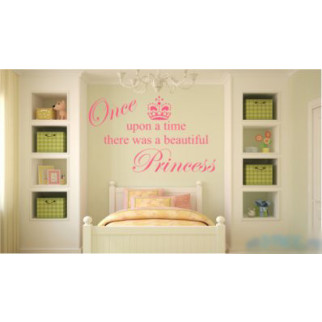Вінілова інтер'єрна наклейка декор на стіну та шпалери «beautiful Princess» з оракалу - Інтернет-магазин спільних покупок ToGether