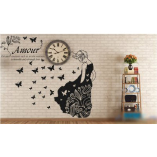 Вінілова інтер'єрна наклейка декор на стіну та шпалери «Amour» з оракалу - Інтернет-магазин спільних покупок ToGether