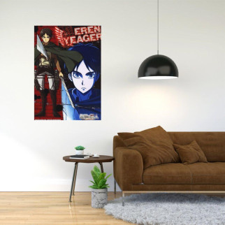 Плакат-постер з принтом "Attack on Titan/Вторгнення титанів (японська постапокаліптична манга) 22"     А3 - Інтернет-магазин спільних покупок ToGether