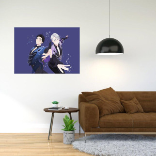 Плакат-постер з принтом "Yuri on Ice - Юрі на льоду (аніме) 1"     А3 - Інтернет-магазин спільних покупок ToGether