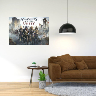 Плакат-постер з принтом Assassin's Creed unity  Єдність   А3 - Інтернет-магазин спільних покупок ToGether