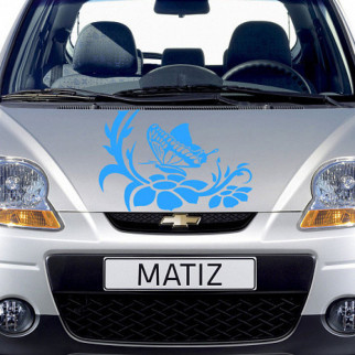 Наклейка на автомобіль «Метелик на нігтики» з оракалу - Інтернет-магазин спільних покупок ToGether