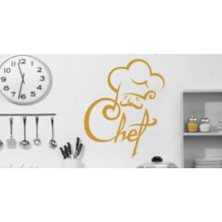 Наклейка "Chef" з оракалу - Інтернет-магазин спільних покупок ToGether