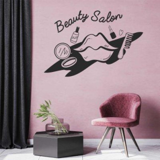 Вінілова інтер'єрна наклейка декор на стіну та шпалери «Чудеса косметики» з оракалу - Інтернет-магазин спільних покупок ToGether