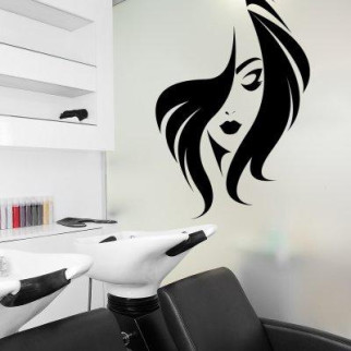 Наклейка «Жіноча зачіска» з оракалу - Інтернет-магазин спільних покупок ToGether