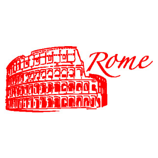 Наклейка «Rome» з оракалу - Інтернет-магазин спільних покупок ToGether