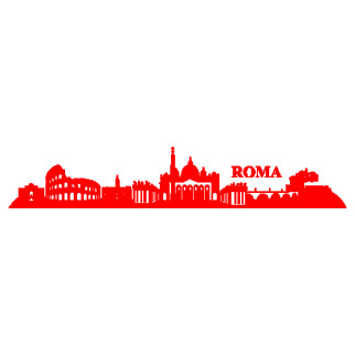 Наклейка «Силует Риму» з оракалу - Інтернет-магазин спільних покупок ToGether