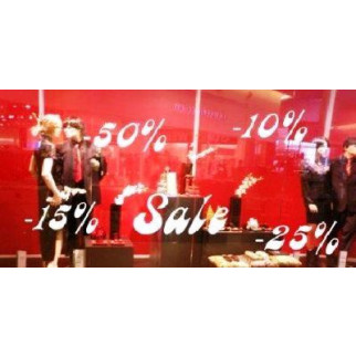 Наклейка "Sale 10% 15% 25% 50%" з оракалу - Інтернет-магазин спільних покупок ToGether