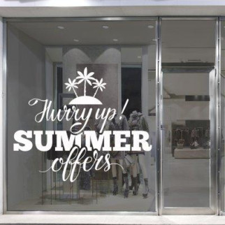 Наклейка "Summer offers" з оракалу - Інтернет-магазин спільних покупок ToGether