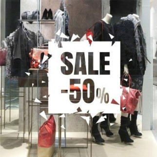 Наклейка "Sale -50%" з оракалу - Інтернет-магазин спільних покупок ToGether