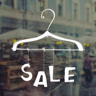 Наклейка «Sale магазину» з оракалу - Інтернет-магазин спільних покупок ToGether