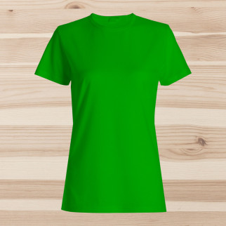Жіночі бавовняні зелені футболки ОПТОМ. Базові однотонні майки під друк, нанесення без принта зі складу - Інтернет-магазин спільних покупок ToGether