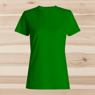 Жіночі бавовняні темно-зелені футболки ОПТОМ. Базові однотонні майки під друк, нанесення без принта - Інтернет-магазин спільних покупок ToGether