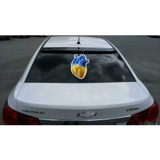 Наклейка на автомобіль «Українське серце» з оракалу - Інтернет-магазин спільних покупок ToGether