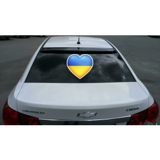 Наклейка на автомобіль «Сердечко України» з оракалу - Інтернет-магазин спільних покупок ToGether