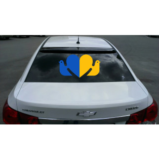 Наклейка на автомобіль «Синій та Жовтий Голуби» з оракалу - Інтернет-магазин спільних покупок ToGether