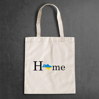 Еко-сумка, шоппер, щоденна з принтом "Home" - Інтернет-магазин спільних покупок ToGether