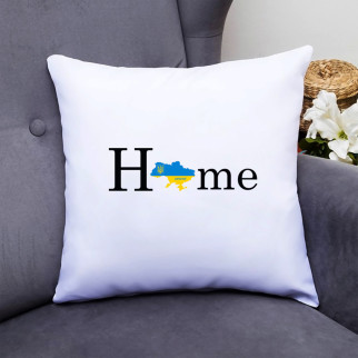 Подушка декоративна з принтом "Home" - Інтернет-магазин спільних покупок ToGether