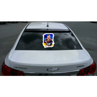 Наклейка на автомобіль "Віталій Кім самурай" з оракалу - Інтернет-магазин спільних покупок ToGether