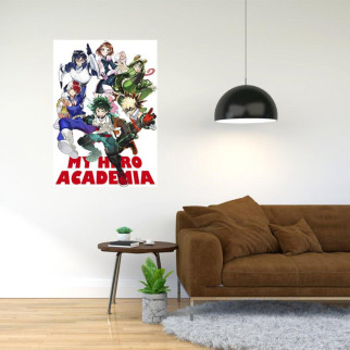 Плакат-постер з принтом "My Hero Academia - Моя геройська академія (манга  аніме) 3"     A2 - Інтернет-магазин спільних покупок ToGether