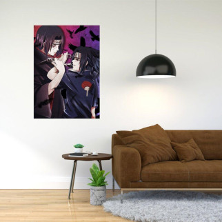 Плакат-постер з принтом "Ітачі-Саске. Наруто - Naruto (аніме-серіал)"     A4 - Інтернет-магазин спільних покупок ToGether