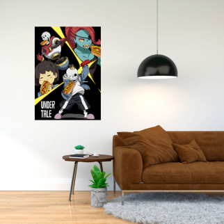 Плакат-постер з принтом Undertale  Підземна казка або Підземна історія    A4 - Інтернет-магазин спільних покупок ToGether