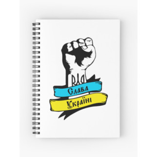 Скетчбук Sketchbook (блокнот) для малювання з принтом "Кулак: Слава Україні" - Інтернет-магазин спільних покупок ToGether