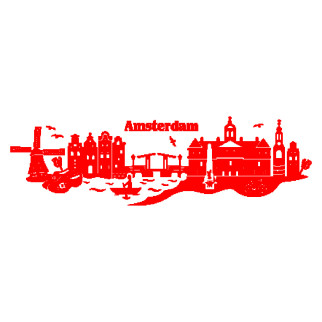 Наклейка «Амстердам» з оракалу Власне виробництво, Україна - Інтернет-магазин спільних покупок ToGether