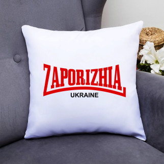 Декоративна подушка з принтом "Zaporizhia Ukraine" Push IT - Інтернет-магазин спільних покупок ToGether