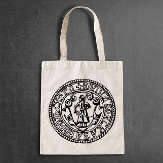 Еко-сумка, шоппер, щоденна з принтом"Монета запорізького війська" Push IT - Інтернет-магазин спільних покупок ToGether