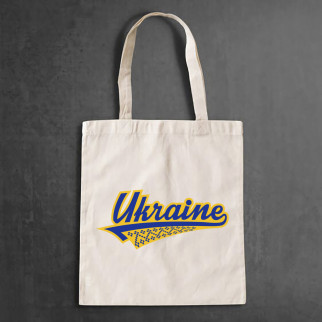 Еко-сумка, шоппер, щоденна з принтом"Ukraine" Push IT - Інтернет-магазин спільних покупок ToGether