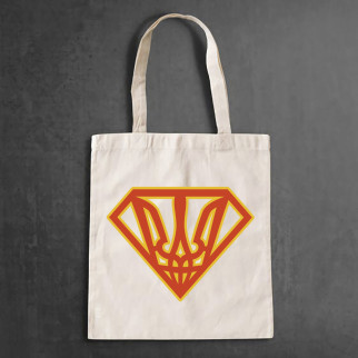 Еко-сумка, шоппер, щоденна з принтом"Герб України у формі діаманту" Push IT - Інтернет-магазин спільних покупок ToGether