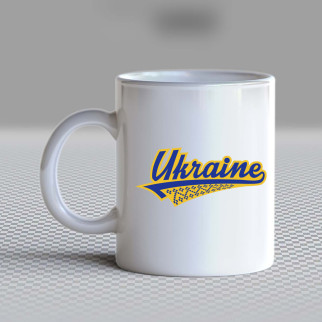 Білий кухоль (чашка) з принтом "Ukraine" Push IT - Інтернет-магазин спільних покупок ToGether