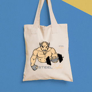 Еко-сумка, шоппер, щоденна з принтом "Steel Buffalo" Push IT - Інтернет-магазин спільних покупок ToGether